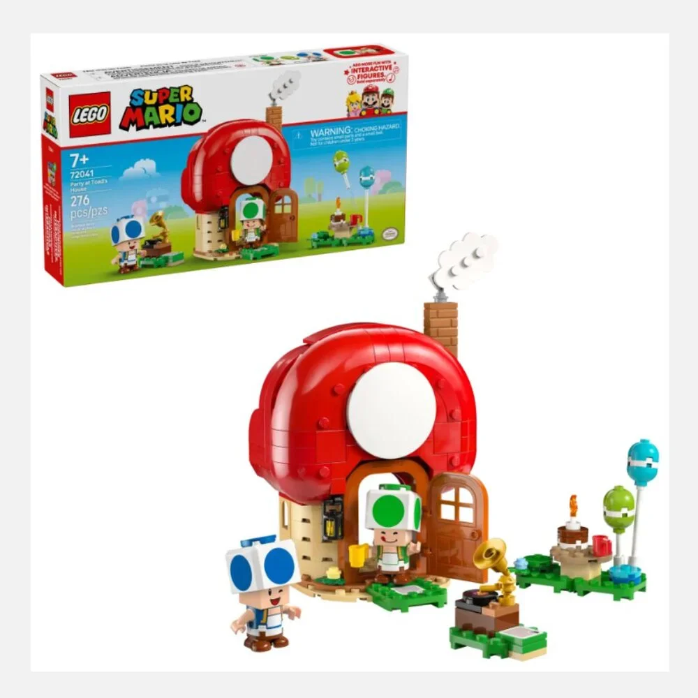 Sealed Lego Super Mario Party at Toad's House Set 72041
